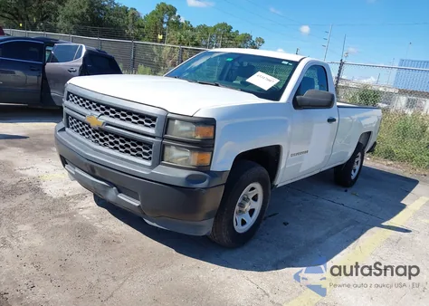 2015 Chevrolet Silverado 1500 Wt из США, поврежденный, VIN 1GCNCPEHXFZ339115